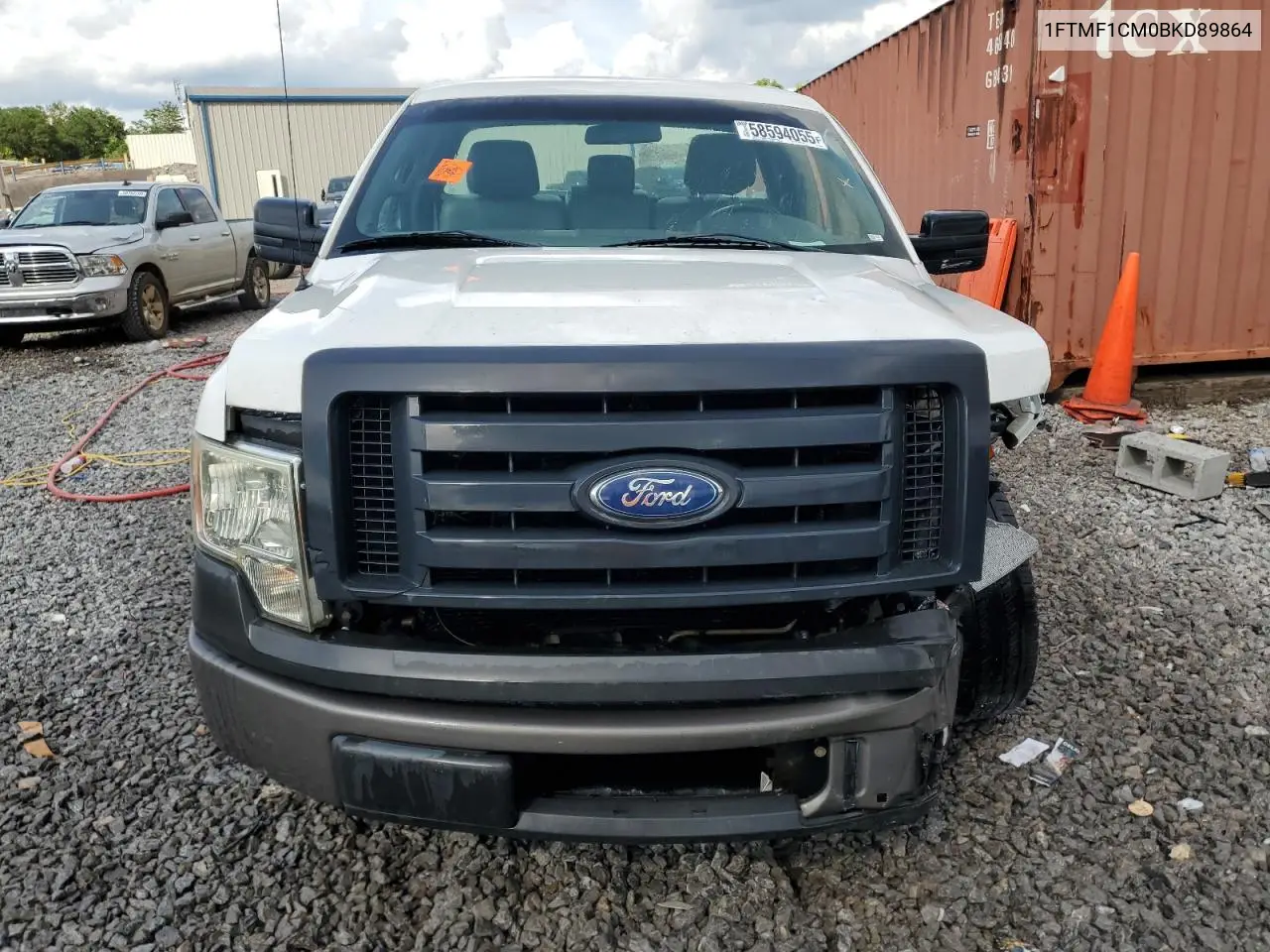 2011 Ford F150 VIN: 1FTMF1CM0BKD89864 Lot: 58594055