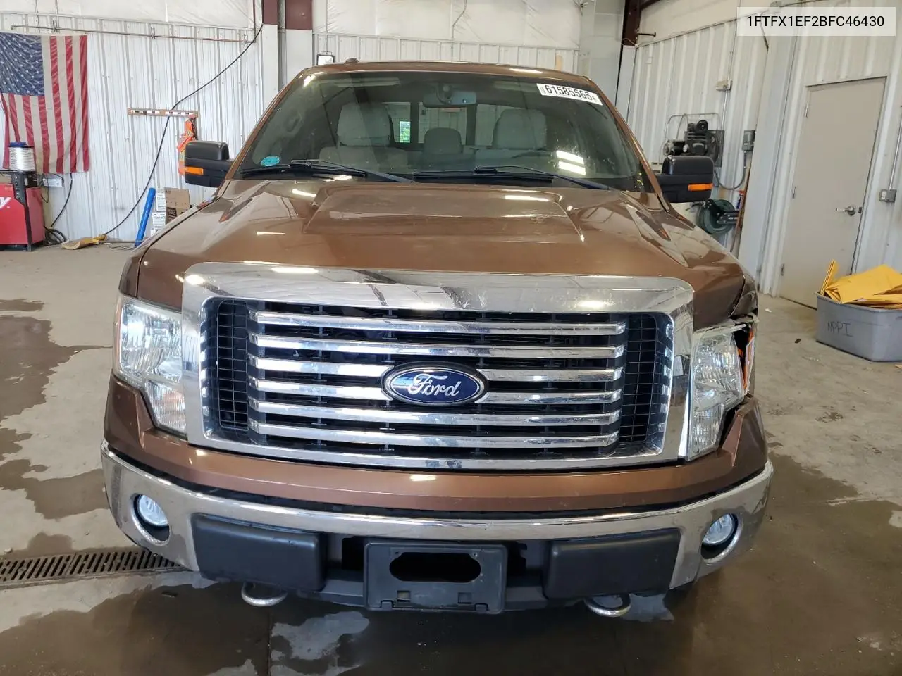 2011 Ford F150 Super Cab VIN: 1FTFX1EF2BFC46430 Lot: 61585565
