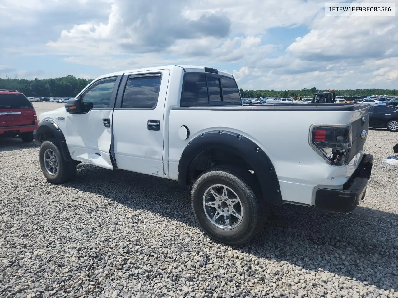 2011 Ford F150 Supercrew VIN: 1FTFW1EF9BFC85566 Lot: 62118985