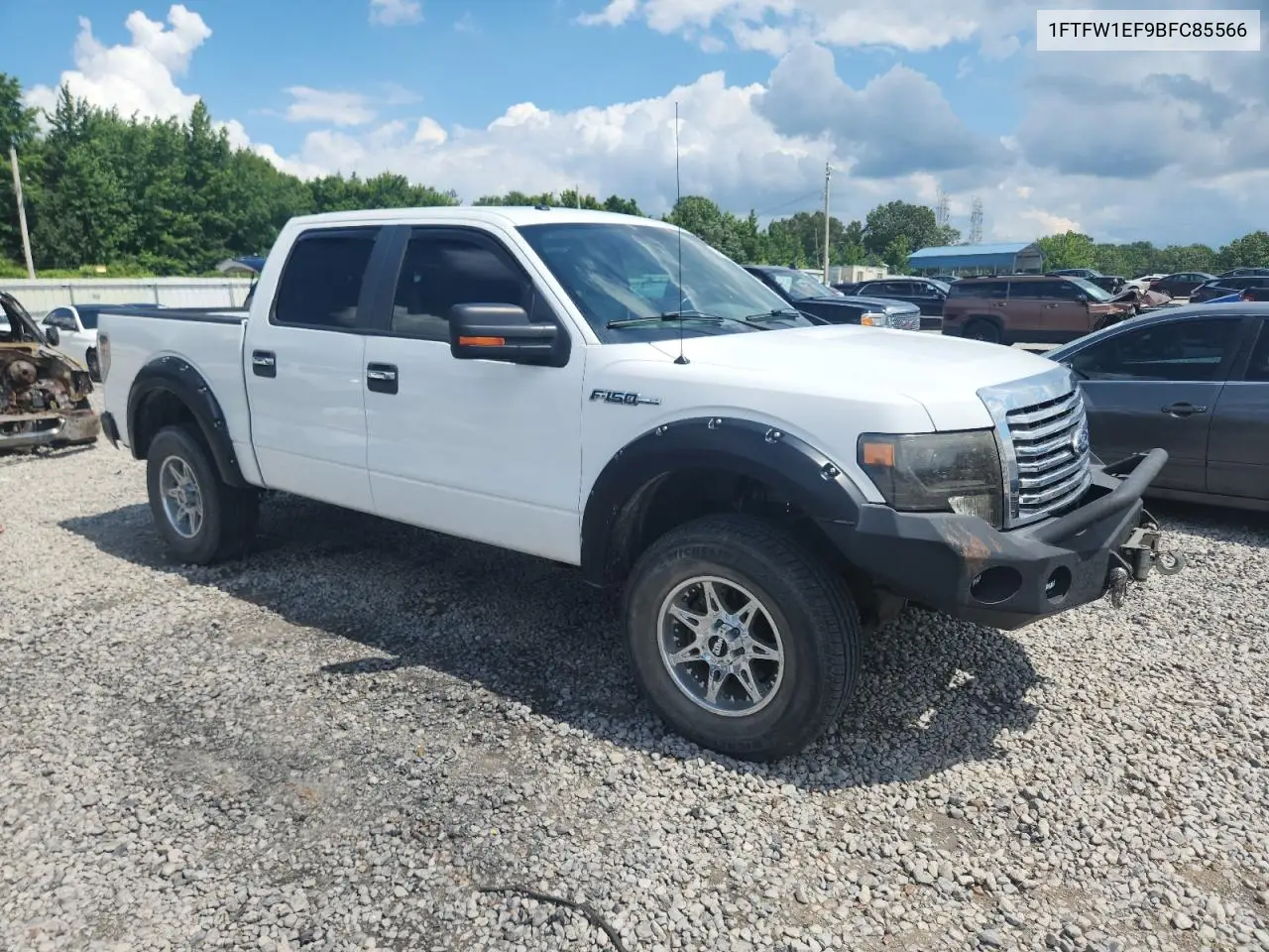 2011 Ford F150 Supercrew VIN: 1FTFW1EF9BFC85566 Lot: 62118985