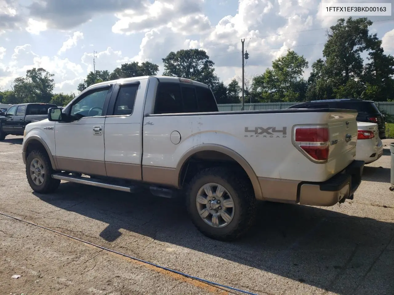 2011 Ford F150 Super Cab VIN: 1FTFX1EF3BKD00163 Lot: 62126015