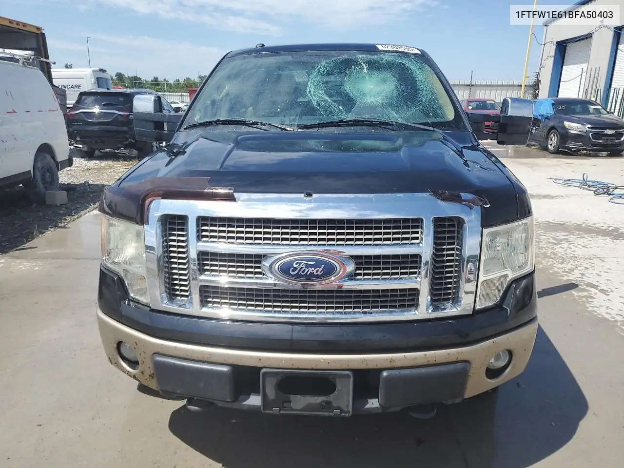 2011 Ford F150 Supercrew VIN: 1FTFW1E61BFA50403 Lot: 62389555