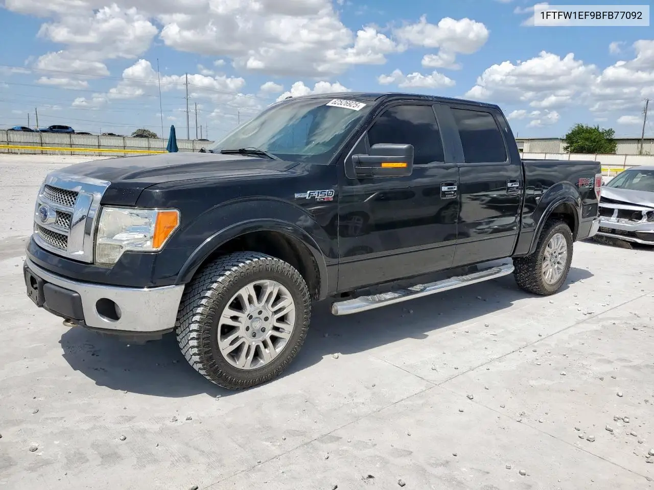 2011 Ford F150 Supercrew VIN: 1FTFW1EF9BFB77092 Lot: 62526925