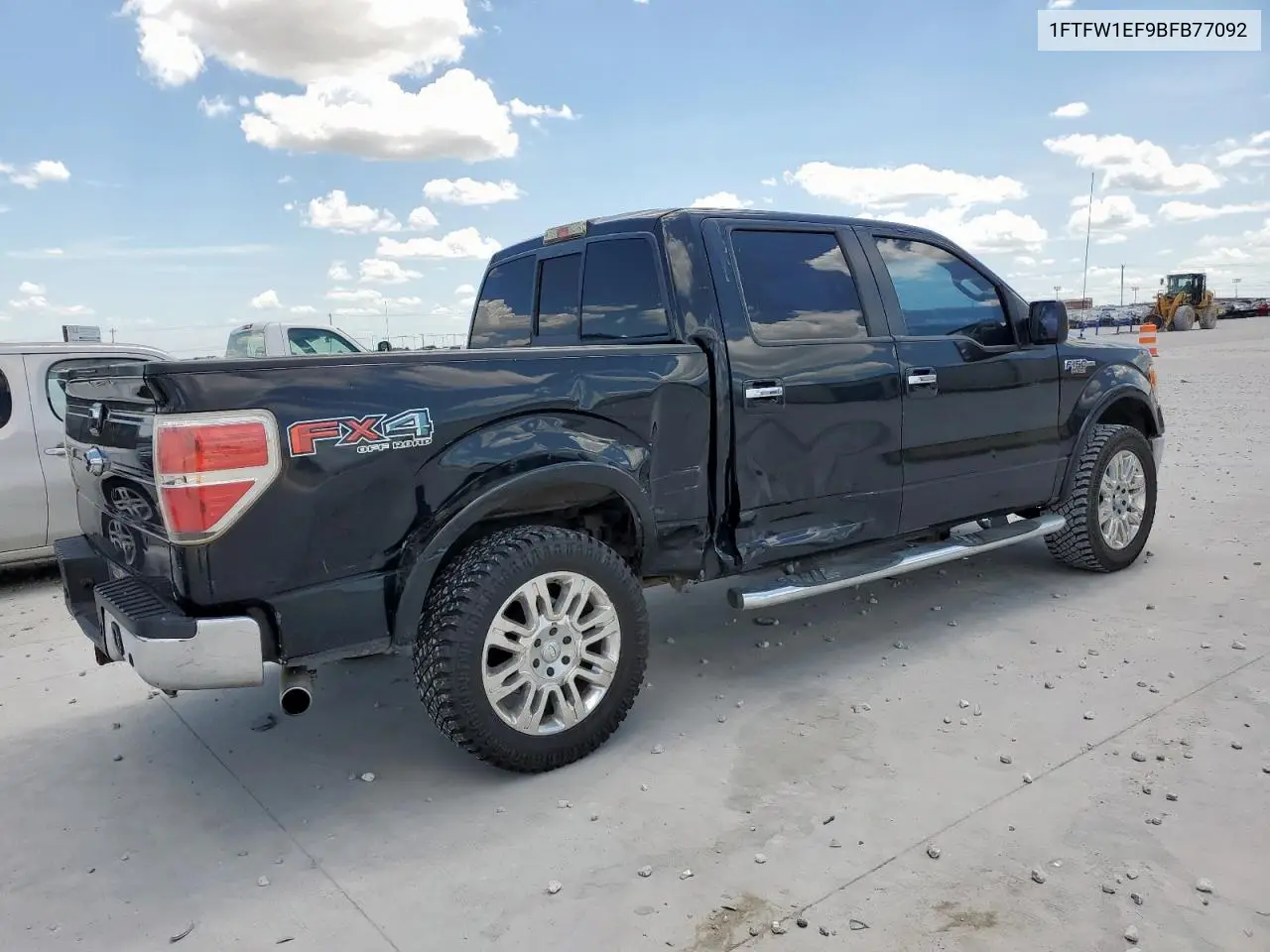 2011 Ford F150 Supercrew VIN: 1FTFW1EF9BFB77092 Lot: 62526925