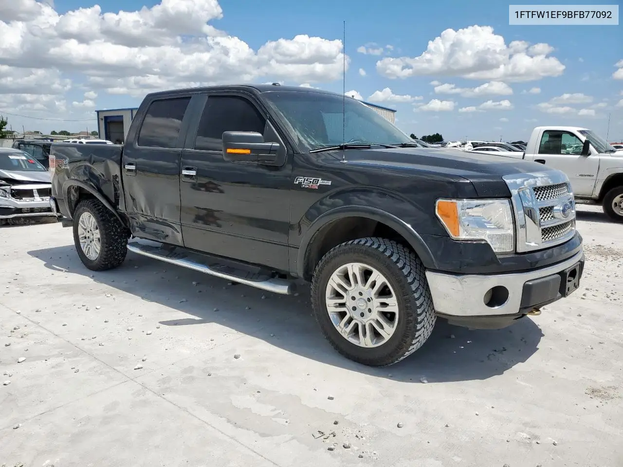2011 Ford F150 Supercrew VIN: 1FTFW1EF9BFB77092 Lot: 62526925