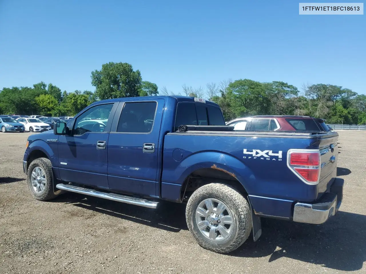 2011 Ford F150 Supercrew VIN: 1FTFW1ET1BFC18613 Lot: 62567105