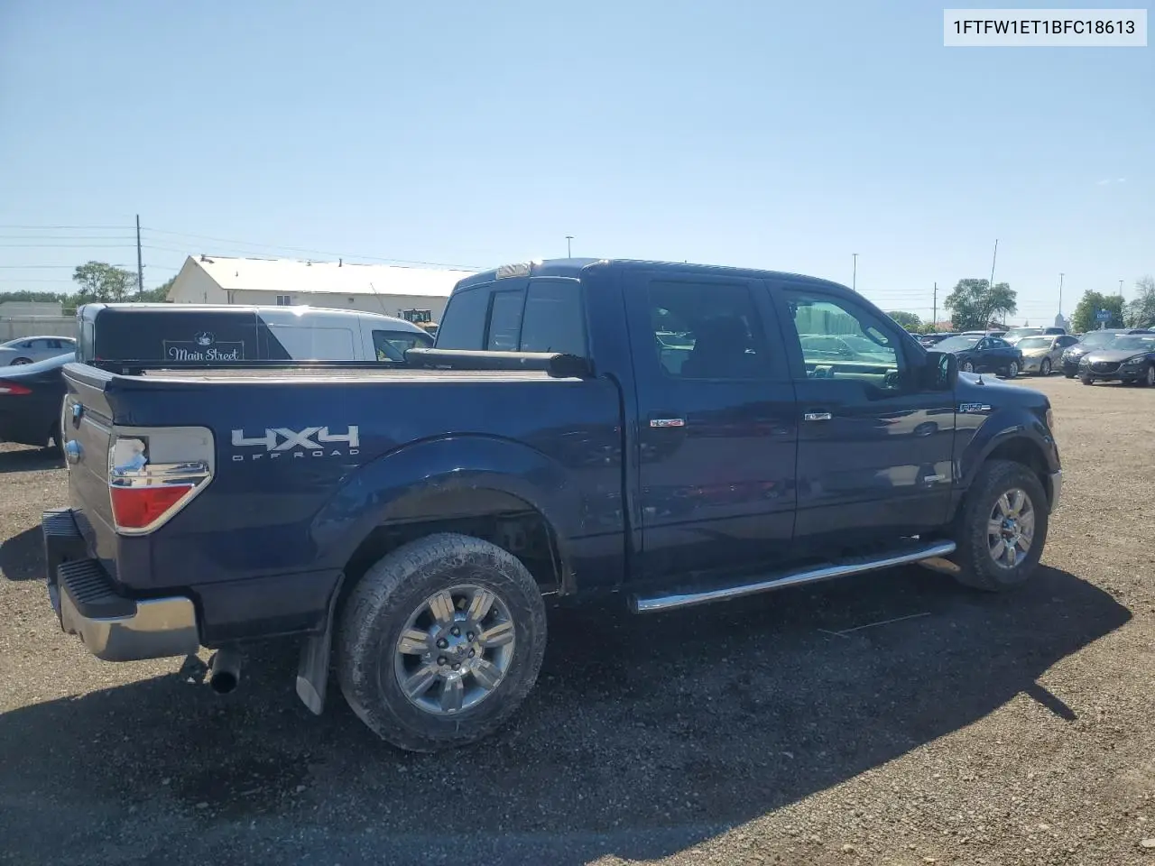 2011 Ford F150 Supercrew VIN: 1FTFW1ET1BFC18613 Lot: 62567105