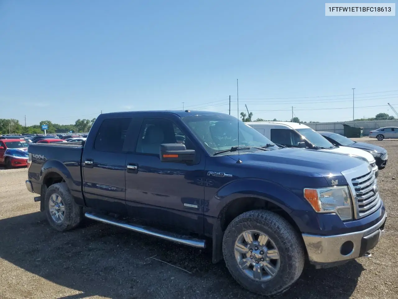 2011 Ford F150 Supercrew VIN: 1FTFW1ET1BFC18613 Lot: 62567105