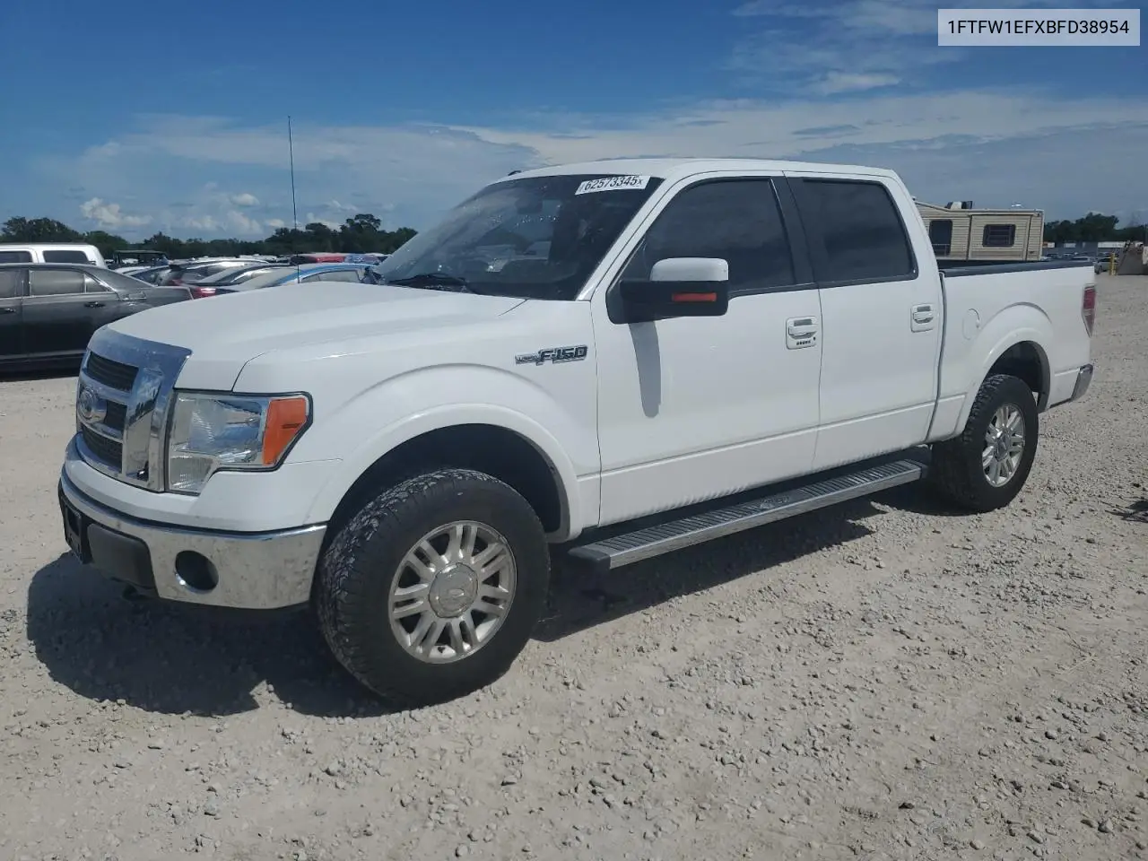 2011 Ford F150 Supercrew VIN: 1FTFW1EFXBFD38954 Lot: 62573345