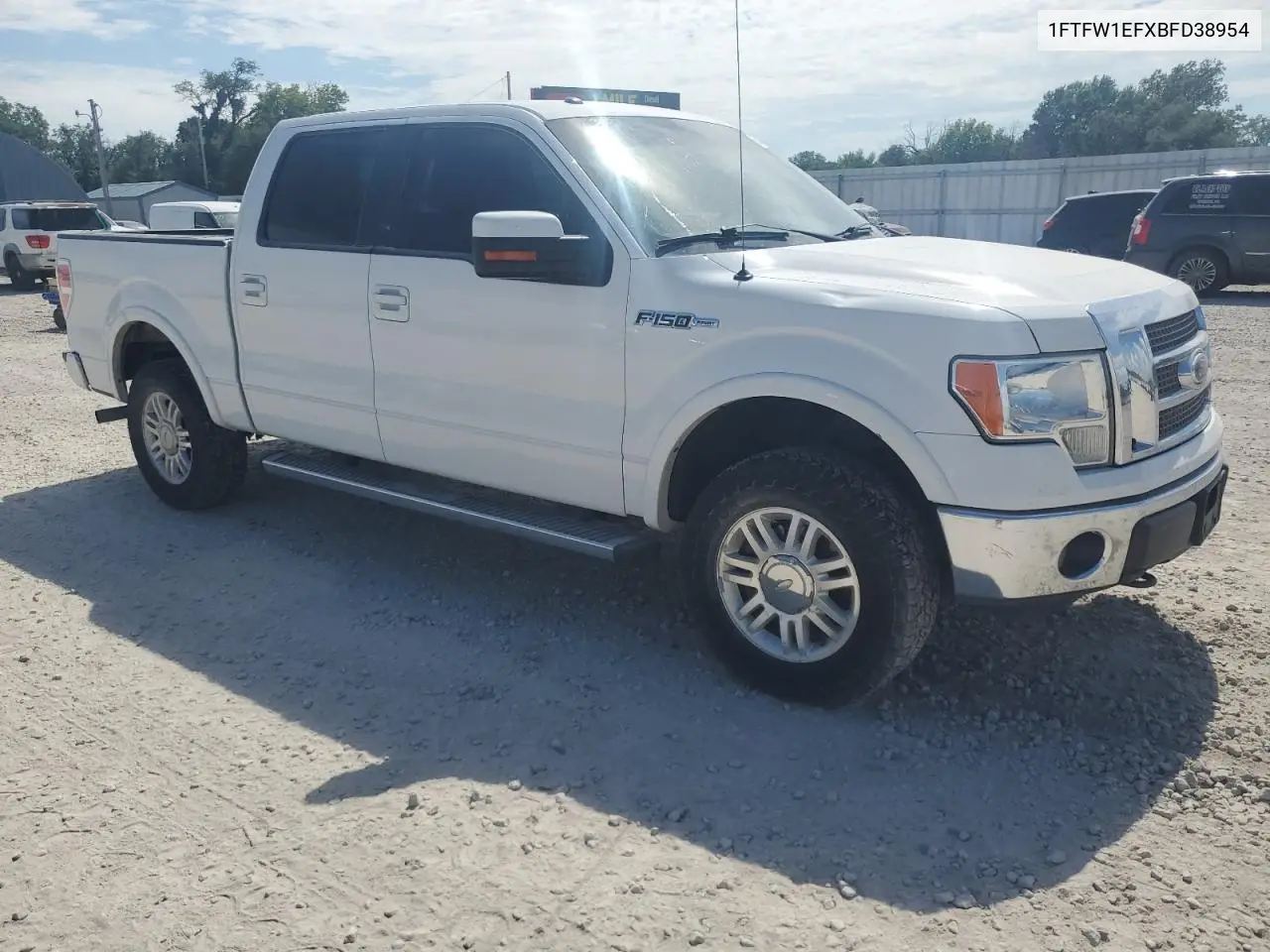 2011 Ford F150 Supercrew VIN: 1FTFW1EFXBFD38954 Lot: 62573345