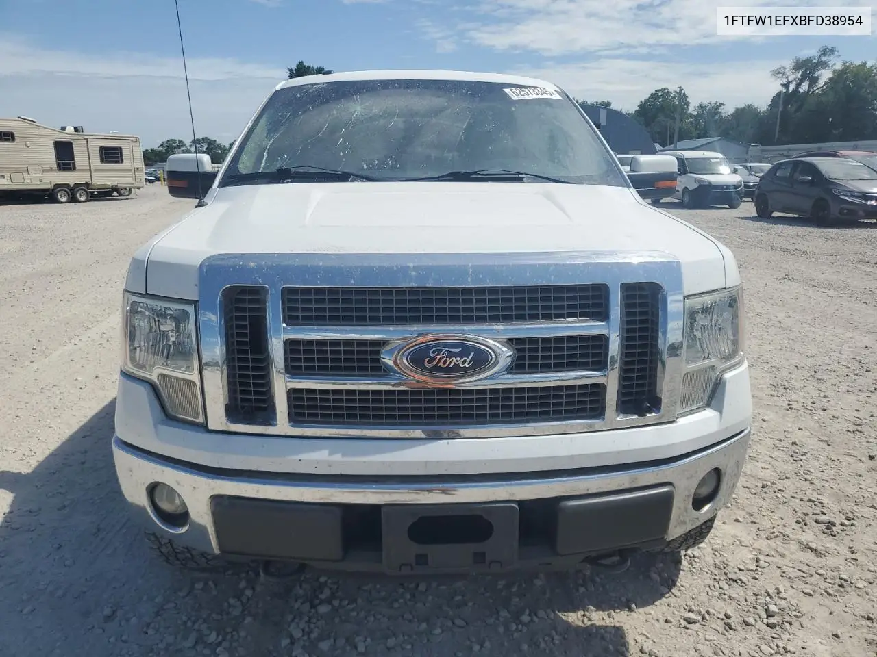 2011 Ford F150 Supercrew VIN: 1FTFW1EFXBFD38954 Lot: 62573345