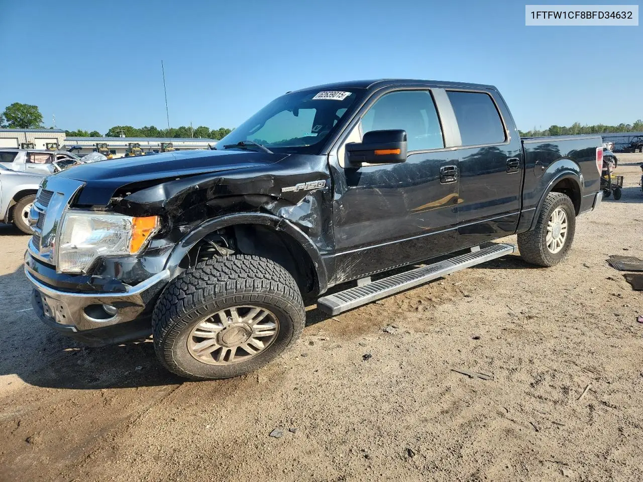 2011 Ford F150 Supercrew VIN: 1FTFW1CF8BFD34632 Lot: 62639015