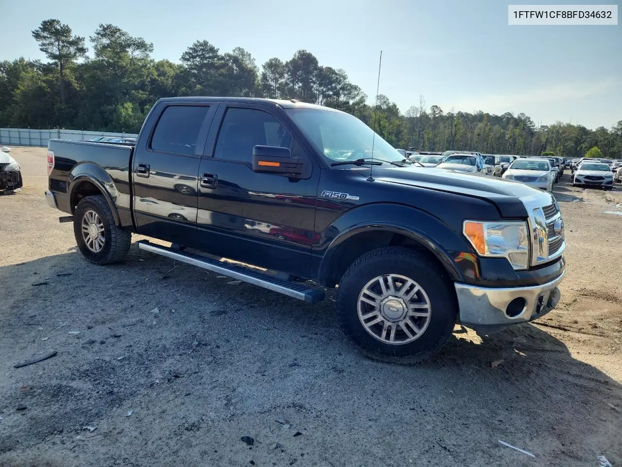 2011 Ford F150 Supercrew VIN: 1FTFW1CF8BFD34632 Lot: 62639015