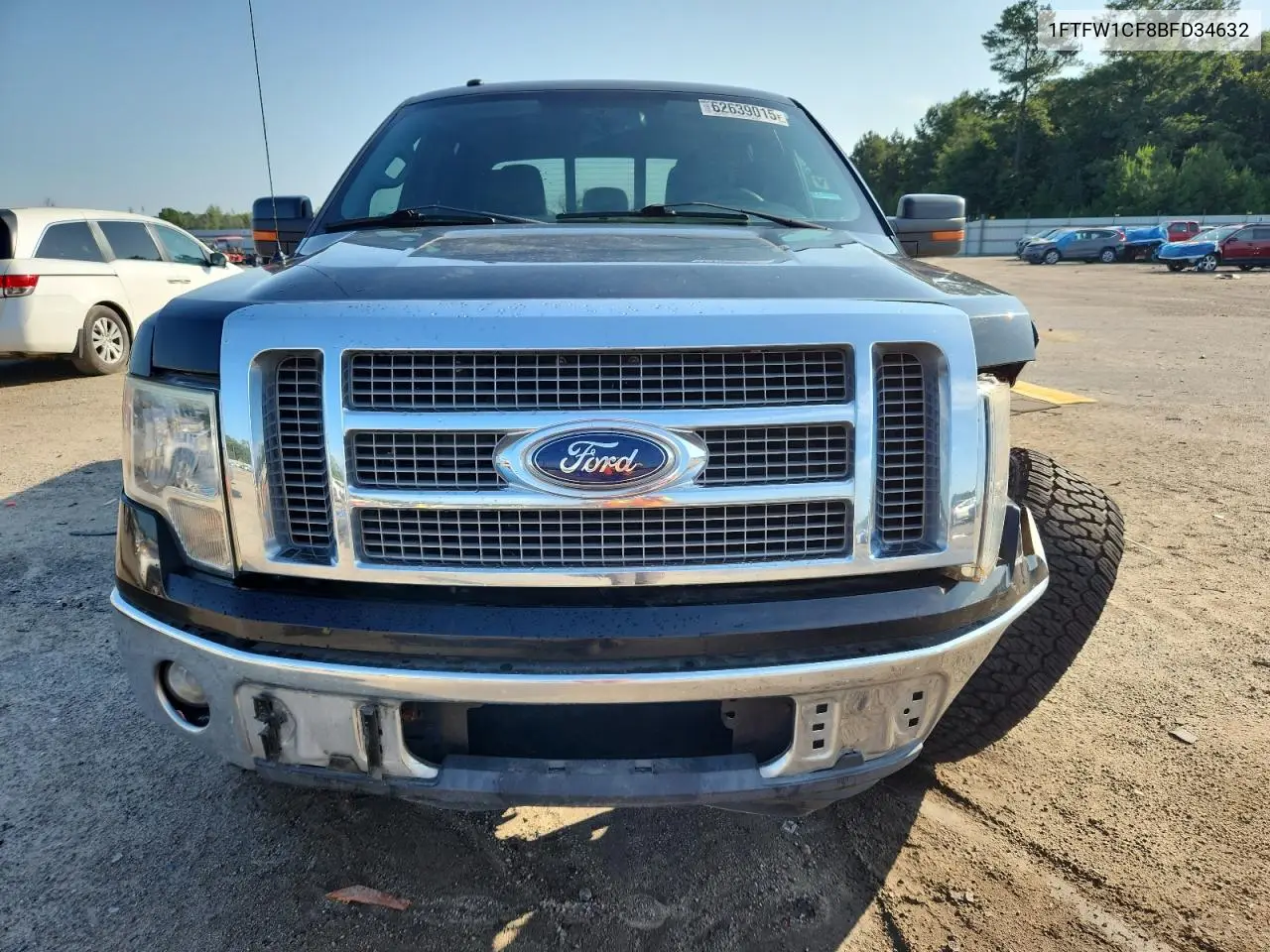 2011 Ford F150 Supercrew VIN: 1FTFW1CF8BFD34632 Lot: 62639015