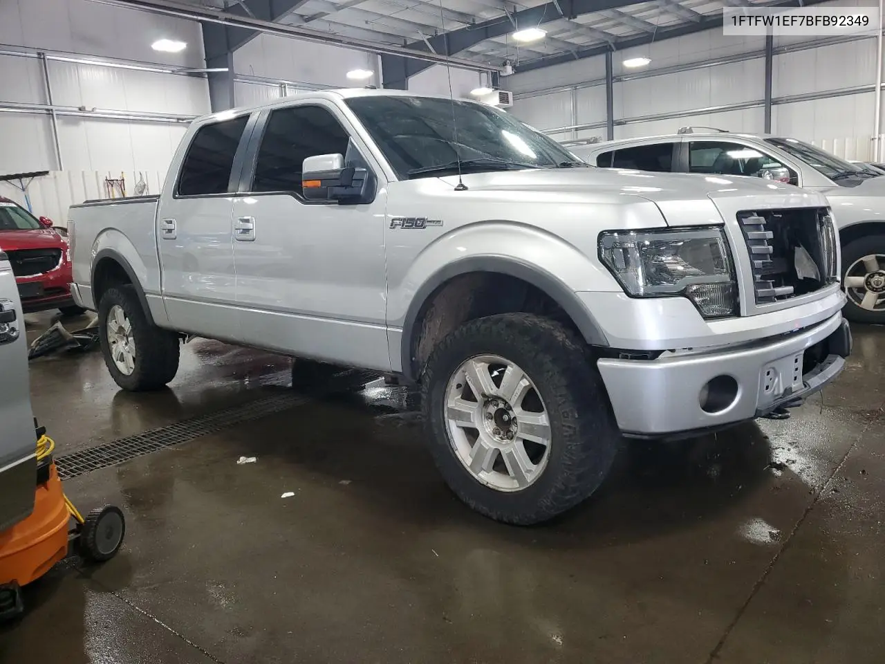 2011 Ford F150 Supercrew VIN: 1FTFW1EF7BFB92349 Lot: 62731255