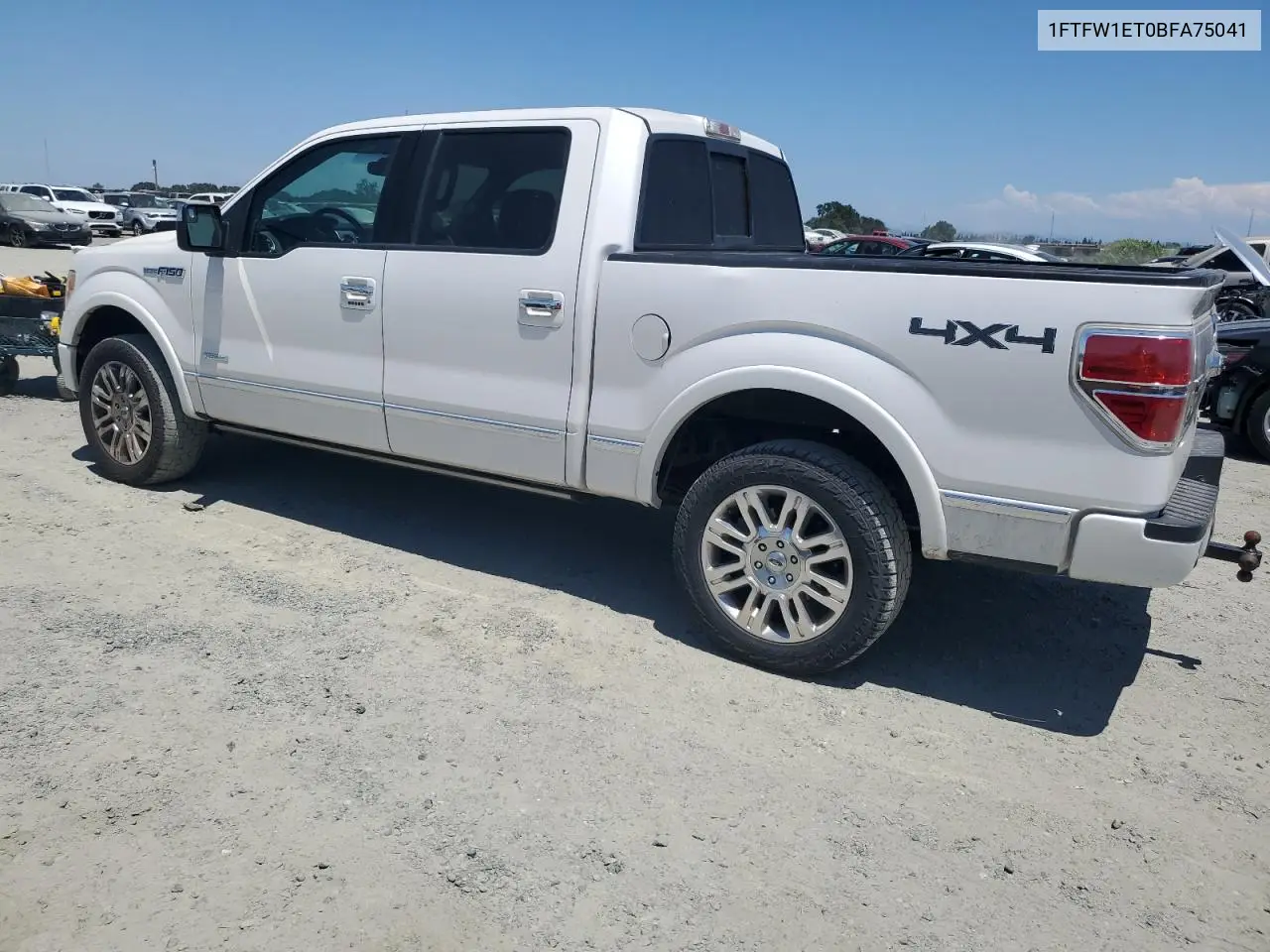 1FTFW1ET0BFA75041 2011 Ford F150 Supercrew