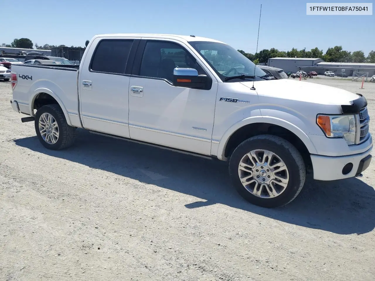 1FTFW1ET0BFA75041 2011 Ford F150 Supercrew