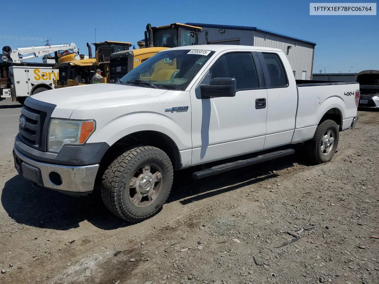 2011 Ford F150 Super Cab VIN: 1FTFX1EF7BFC06764 Lot: 62955815