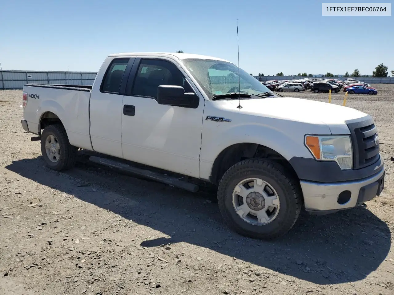 2011 Ford F150 Super Cab VIN: 1FTFX1EF7BFC06764 Lot: 62955815