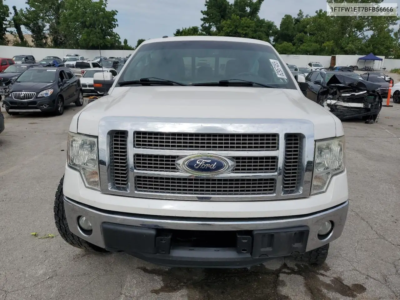 2011 Ford F150 Supercrew VIN: 1FTFW1ET7BFB56666 Lot: 62957455