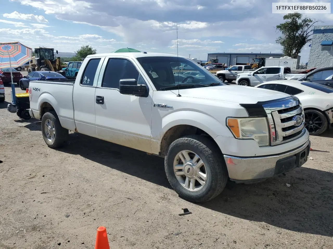 2011 Ford F150 Super Cab VIN: 1FTFX1EF8BFB50236 Lot: 62964795