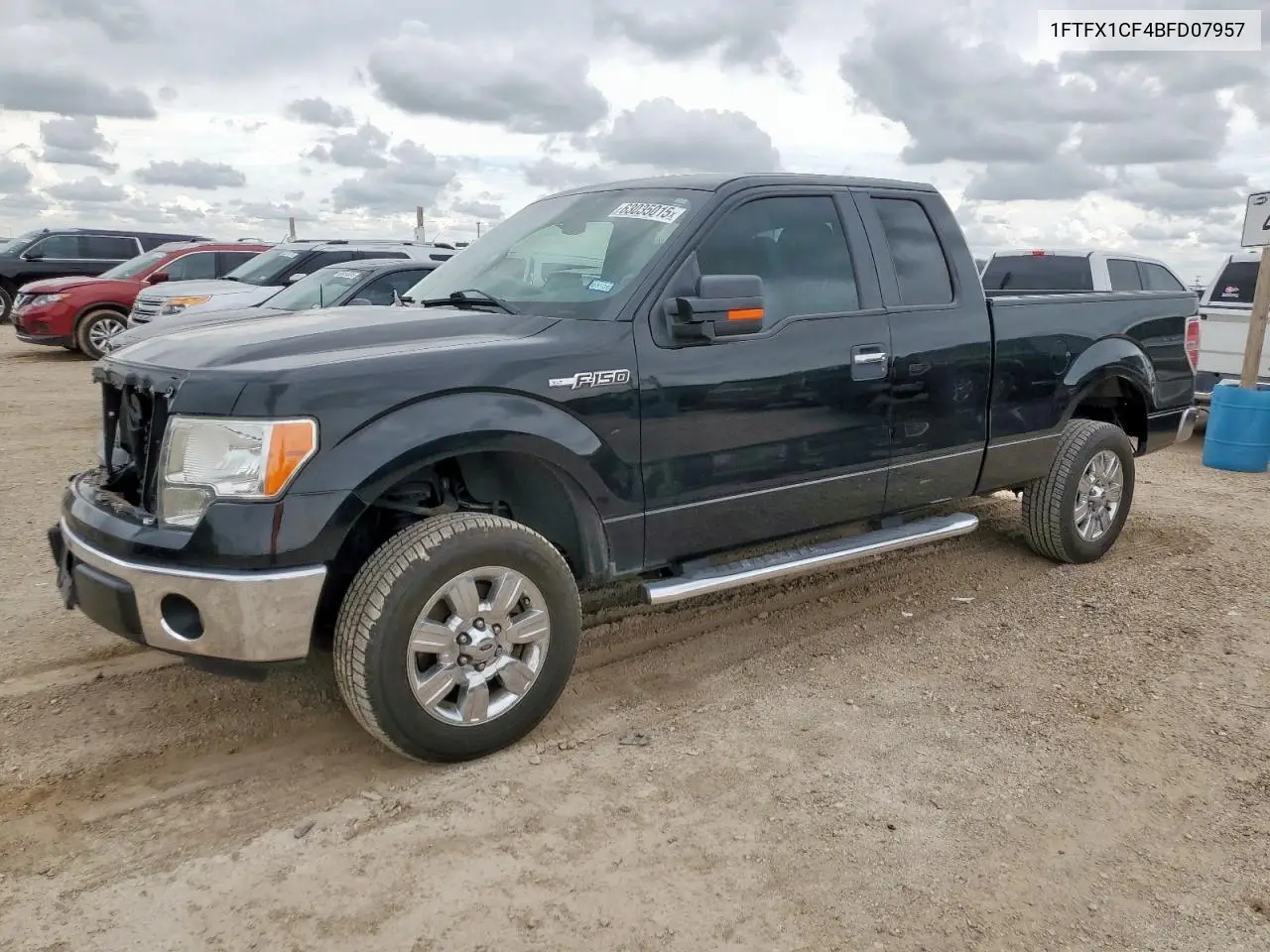 2011 Ford F150 Super Cab VIN: 1FTFX1CF4BFD07957 Lot: 63035015