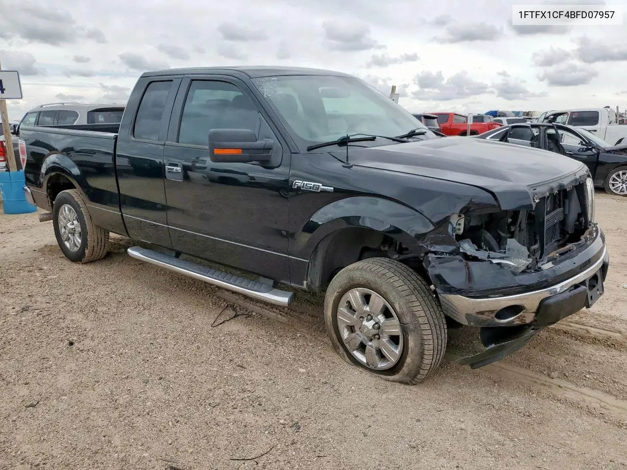 2011 Ford F150 Super Cab VIN: 1FTFX1CF4BFD07957 Lot: 63035015