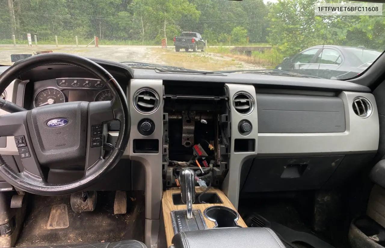 2011 Ford F150 Supercrew VIN: 1FTFW1ET6BFC11608 Lot: 63222015