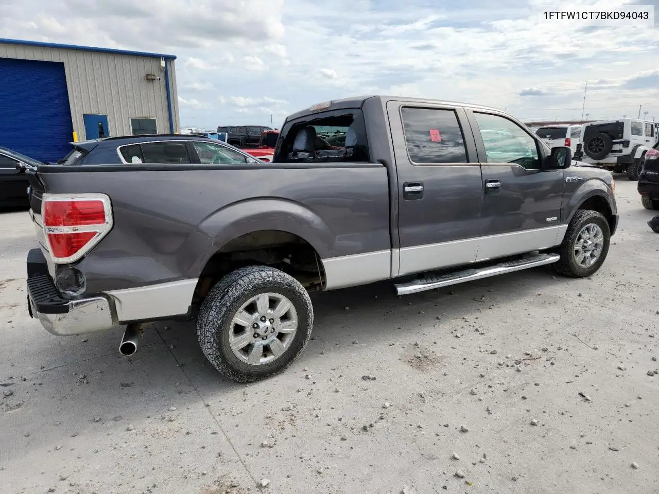 2011 Ford F150 Supercrew VIN: 1FTFW1CT7BKD94043 Lot: 63256885
