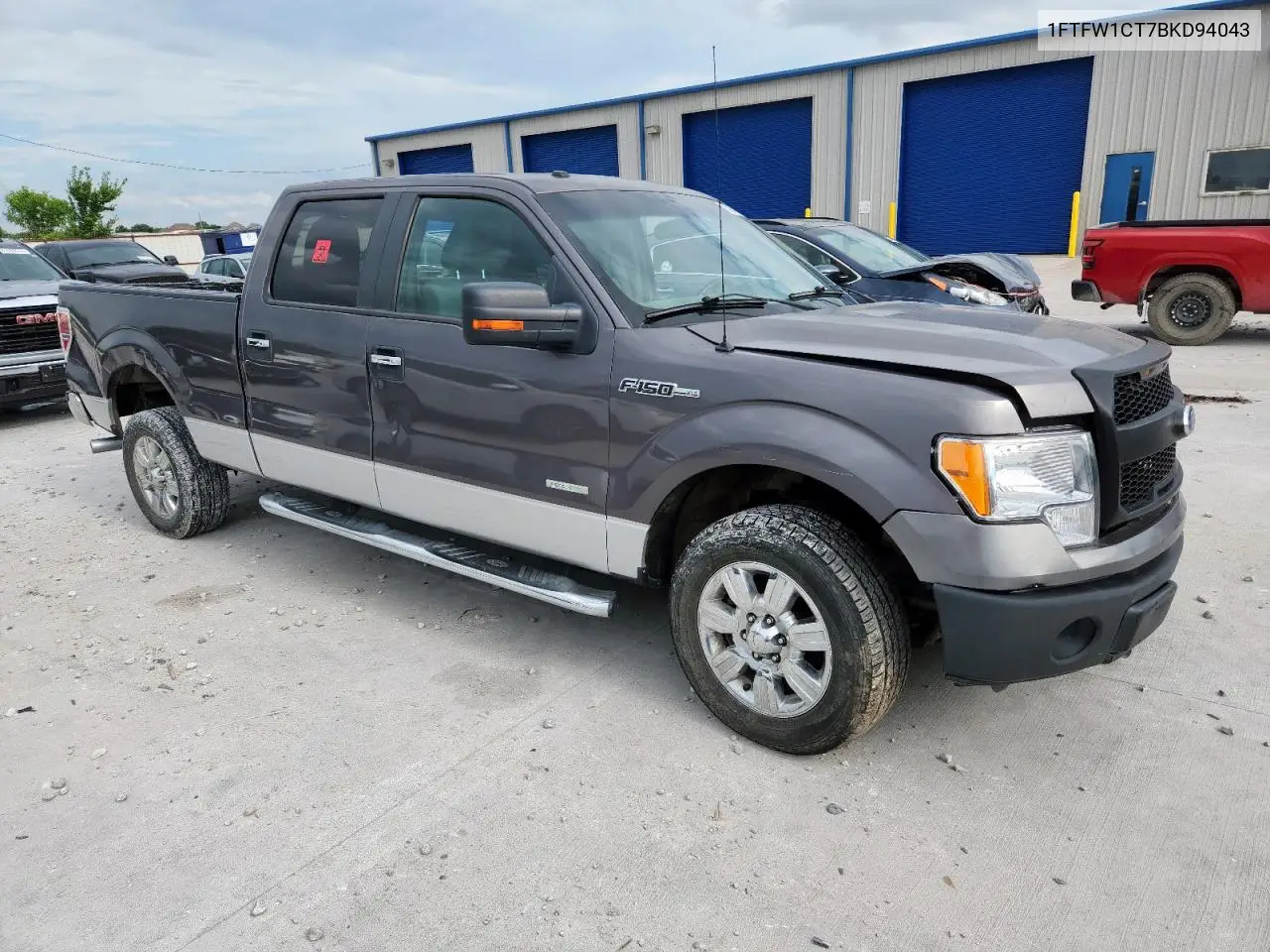 2011 Ford F150 Supercrew VIN: 1FTFW1CT7BKD94043 Lot: 63256885