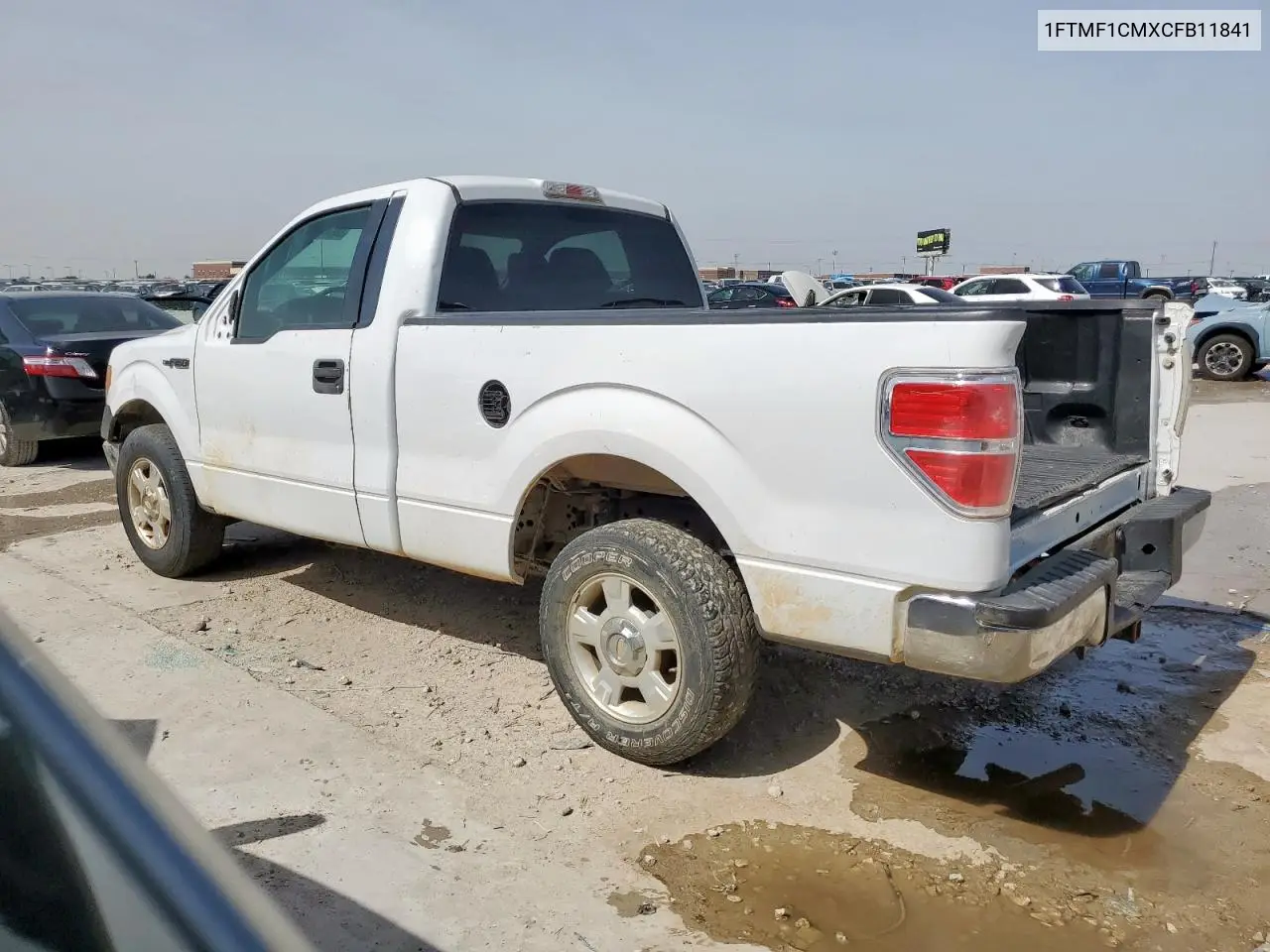 2012 Ford F150 VIN: 1FTMF1CMXCFB11841 Lot: 54541765