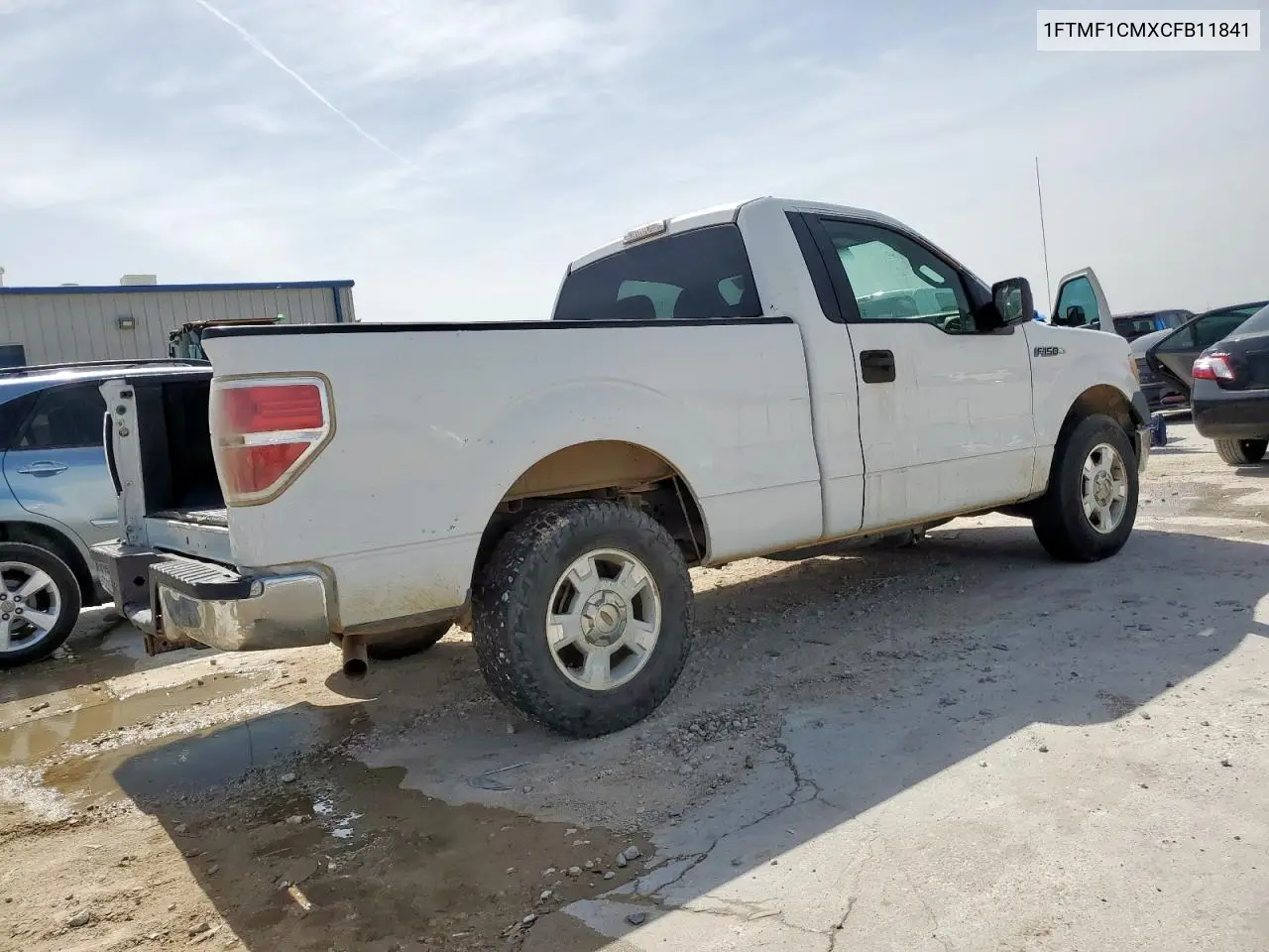 2012 Ford F150 VIN: 1FTMF1CMXCFB11841 Lot: 54541765