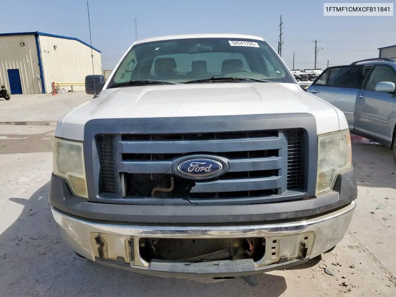 2012 Ford F150 VIN: 1FTMF1CMXCFB11841 Lot: 54541765