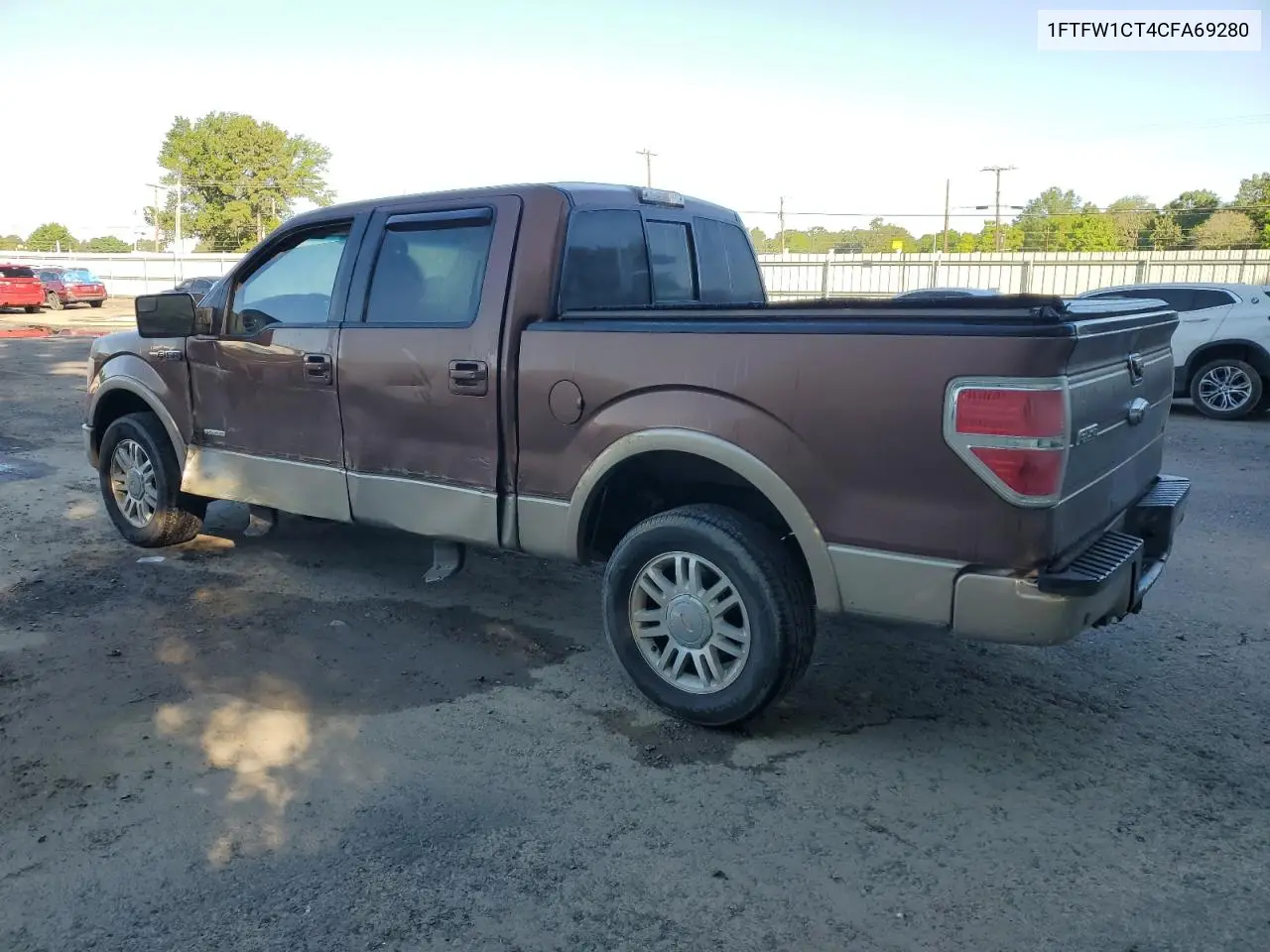 2012 Ford F150 Supercrew VIN: 1FTFW1CT4CFA69280 Lot: 56024495