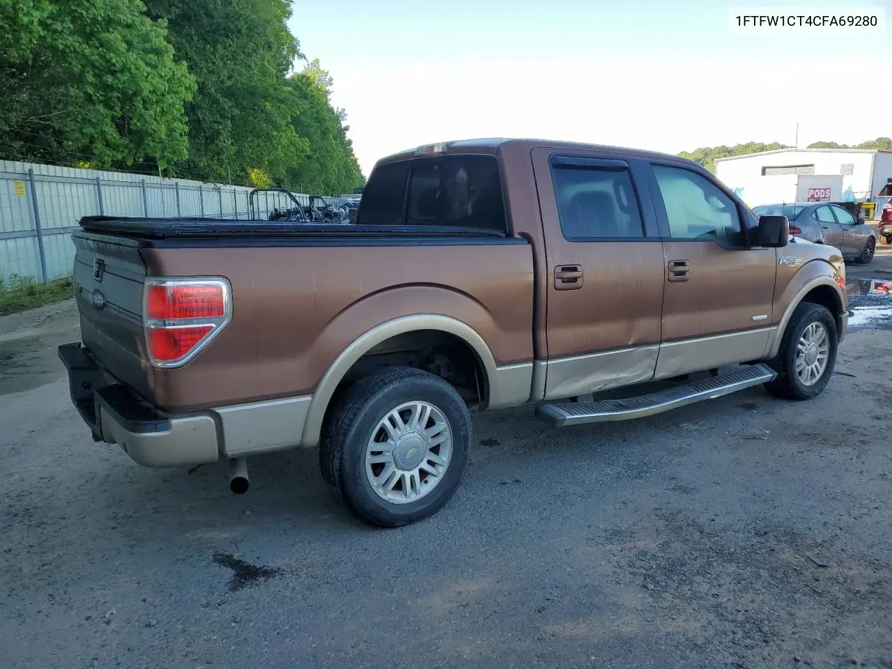 2012 Ford F150 Supercrew VIN: 1FTFW1CT4CFA69280 Lot: 56024495