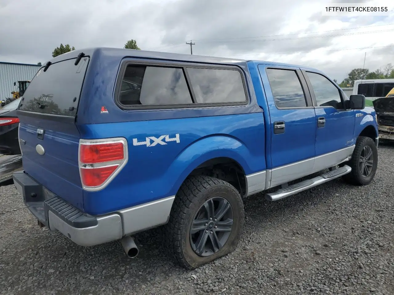 2012 Ford F150 Supercrew VIN: 1FTFW1ET4CKE08155 Lot: 56192935