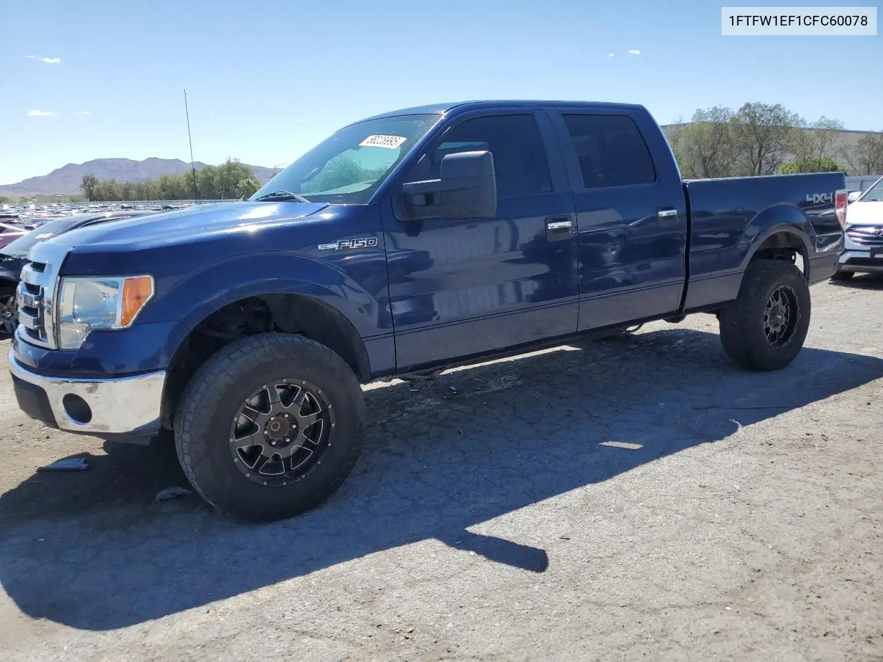2012 Ford F150 Supercrew VIN: 1FTFW1EF1CFC60078 Lot: 56228995