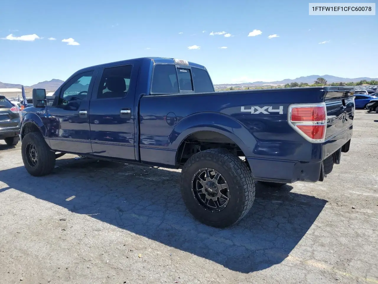2012 Ford F150 Supercrew VIN: 1FTFW1EF1CFC60078 Lot: 56228995