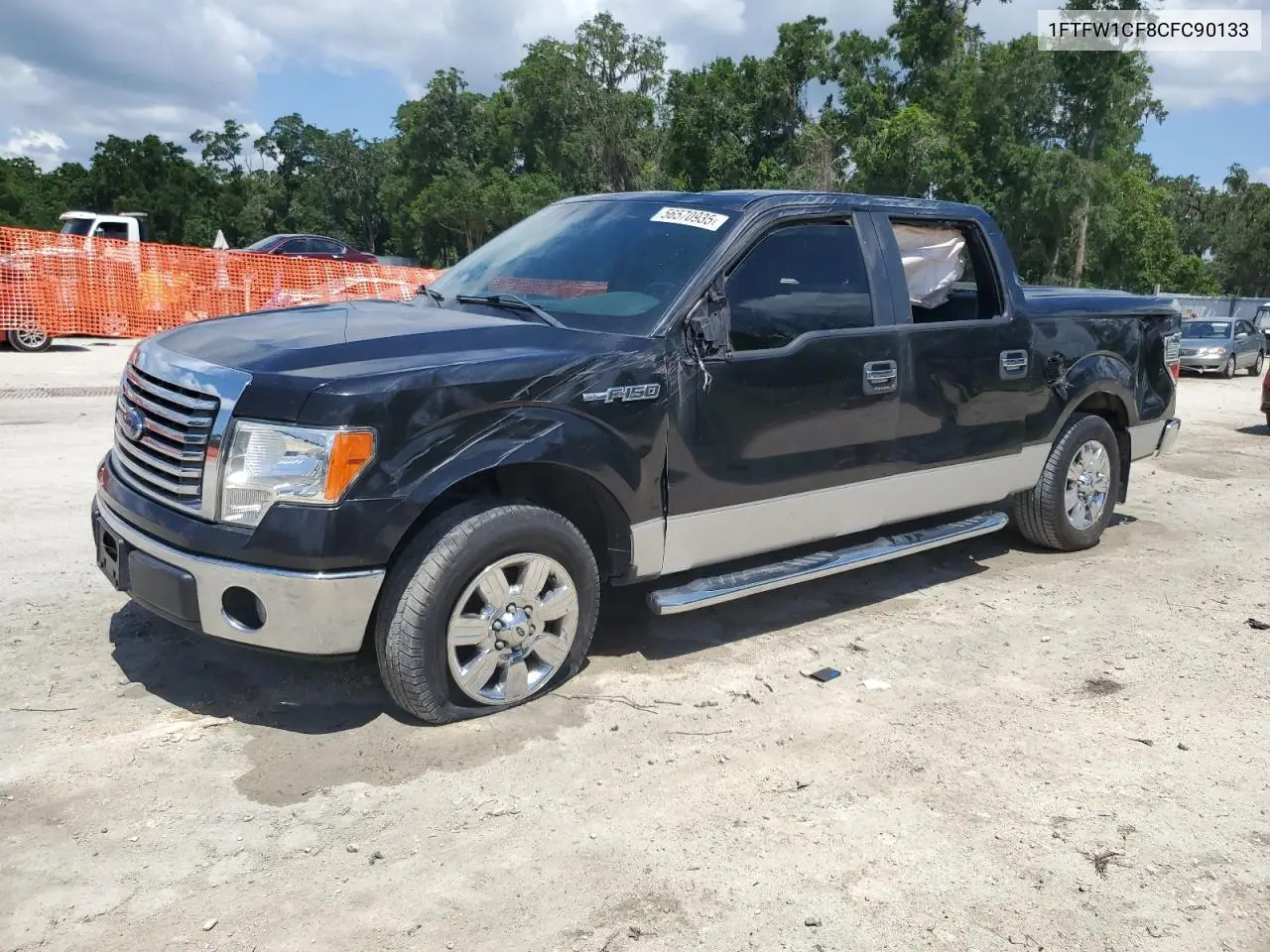 2012 Ford F150 Supercrew VIN: 1FTFW1CF8CFC90133 Lot: 56570935