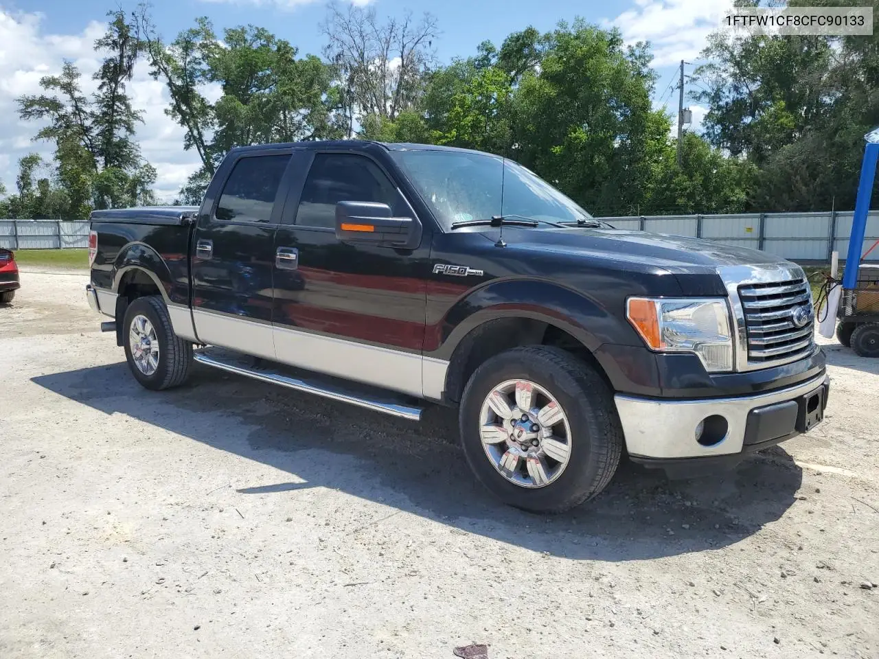 2012 Ford F150 Supercrew VIN: 1FTFW1CF8CFC90133 Lot: 56570935