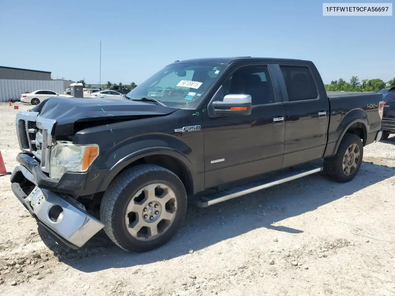 2012 Ford F150 Supercrew VIN: 1FTFW1ET9CFA56697 Lot: 56709615