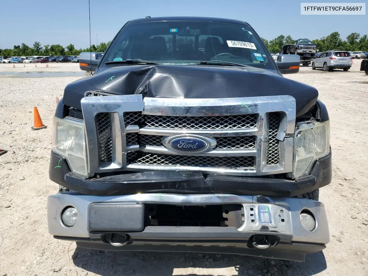 2012 Ford F150 Supercrew VIN: 1FTFW1ET9CFA56697 Lot: 56709615