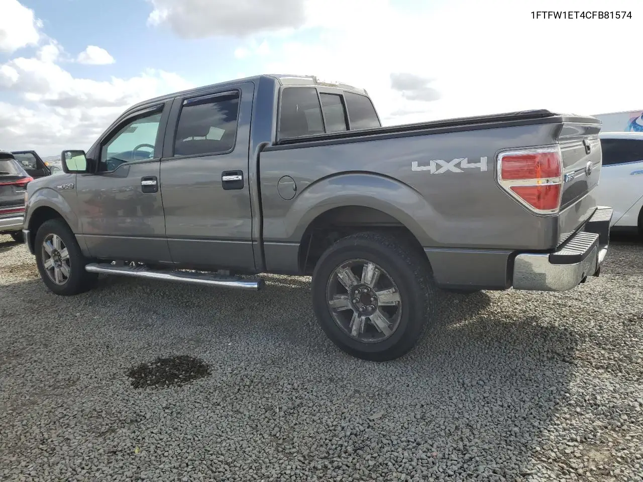2012 Ford F150 Supercrew VIN: 1FTFW1ET4CFB81574 Lot: 56745105