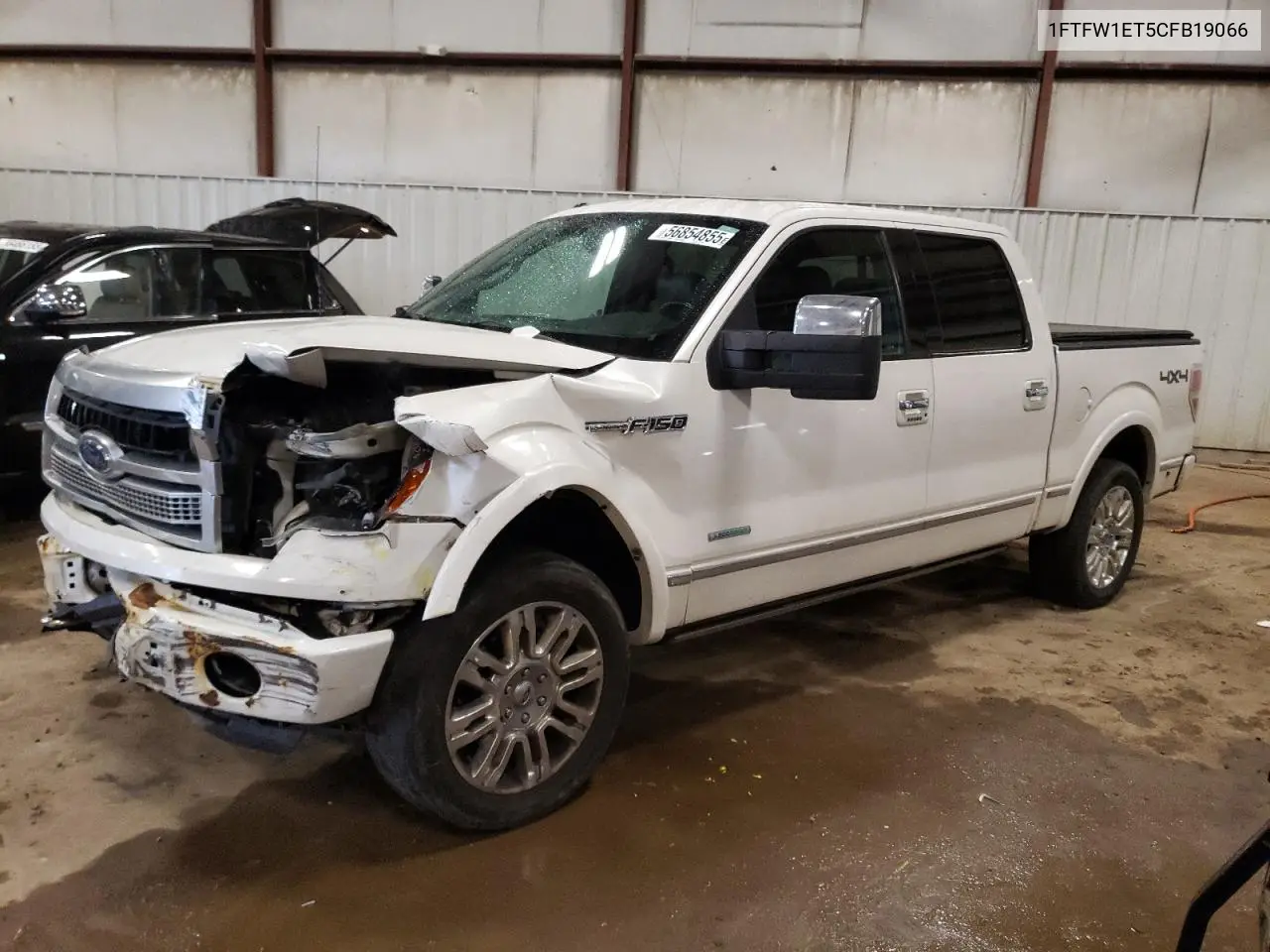 2012 Ford F150 Supercrew VIN: 1FTFW1ET5CFB19066 Lot: 56854855