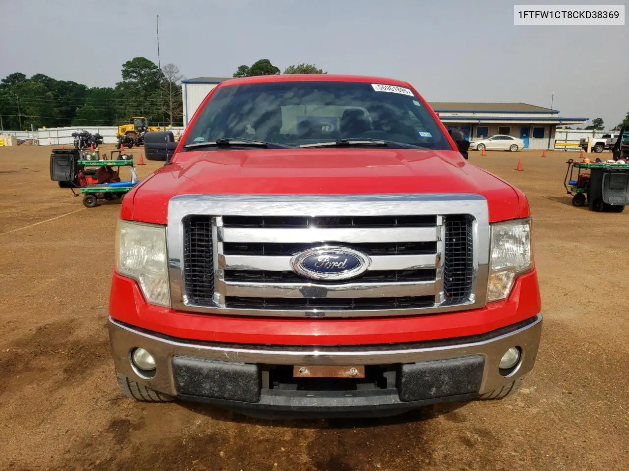 2012 Ford F150 Supercrew VIN: 1FTFW1CT8CKD38369 Lot: 56961895