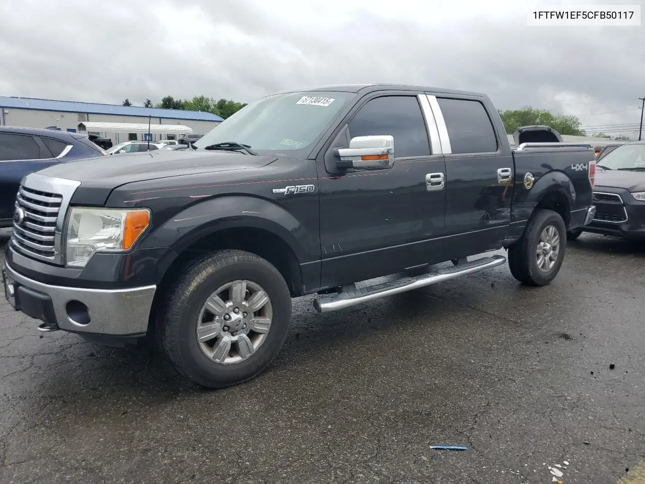 2012 Ford F150 Supercrew VIN: 1FTFW1EF5CFB50117 Lot: 57130415