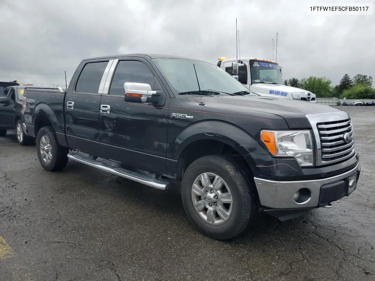 2012 Ford F150 Supercrew VIN: 1FTFW1EF5CFB50117 Lot: 57130415