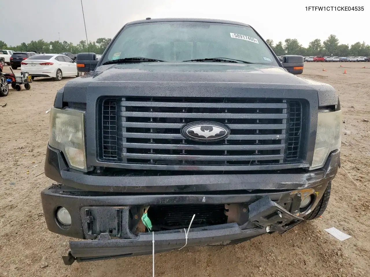 2012 Ford F150 Supercrew VIN: 1FTFW1CT1CKE04535 Lot: 58917465