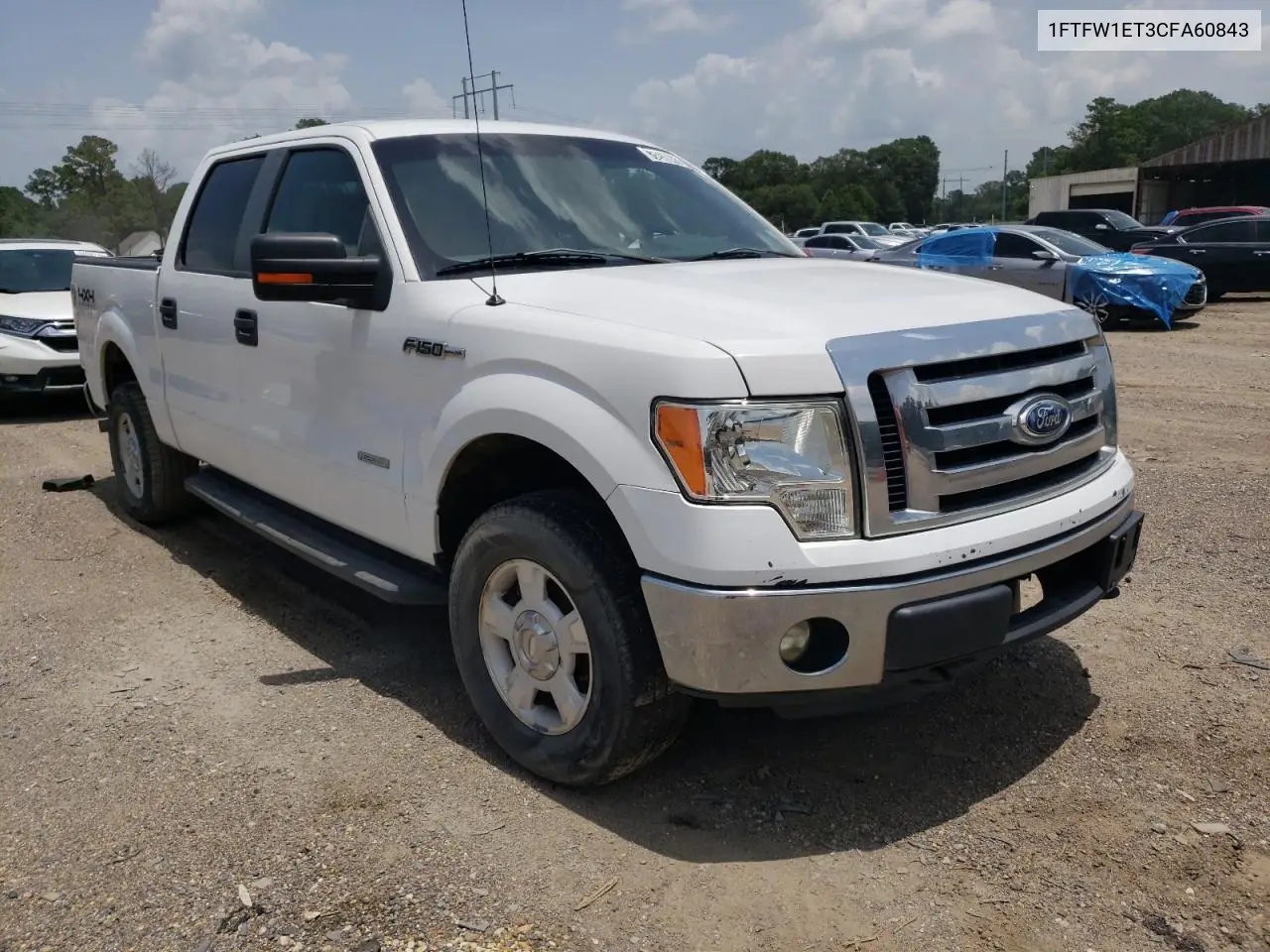 2012 Ford F150 Supercrew VIN: 1FTFW1ET3CFA60843 Lot: 62497205