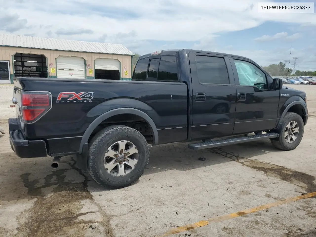 2012 Ford F150 Supercrew VIN: 1FTFW1EF6CFC26377 Lot: 62806865